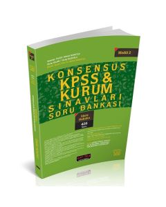 2021 Konsensus KPSS İdare Hukuku Soru Bankası Modül 2 