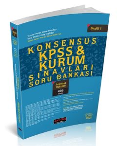 Konsensus KPSS Anayasa Hukuku Soru Bankası 