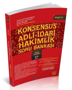 Konsensus Adli İdari Hakimlik Vergi Hukuku Soru Bankası Modül 10