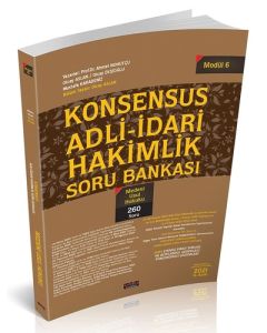 Konsensus Adli İdari Hakimlik Medeni Usul Hukuku Soru Bankası Modül 6 
