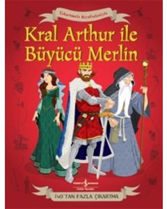 Çıkartmalı Kıyafetleriyle Kral Arthur ve Büyücü Merlin