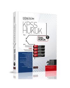 Dönüşüm KPSS A Grubu Özel Hukuk Soru Bankası Cilt 1