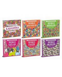 Yetişkinler İçin Boyama Seti (6 Kitap Takım)