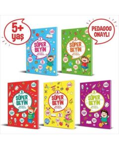 Süper Beyin Serisi -5 Kitap Takım (5+ Yaş)