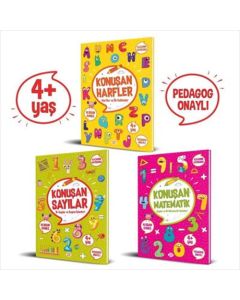 Konuşan Etkinlikler Serisi - 3 Kitap Takım (4+ Yaş)