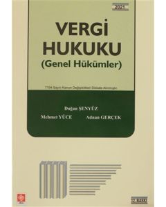 Vergi Hukuku (Genel Hükümler)