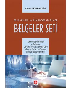 Muhasebe ve Finansman Alanı Belgeler Seti