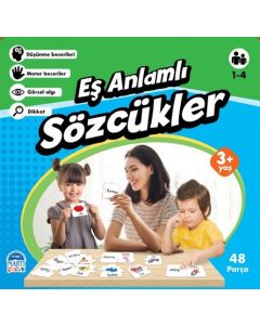 Eğitici Yapboz - Eş Anlamlı Sözcükler 3+ Yaş