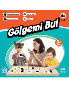 Eğitici Yapboz - Gölgemi Bul 3+ Yaş