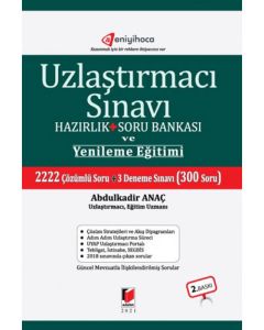Uzlaştırmacı Sınavı Hazırlık + Soru Bankası ve Yenileme Eğitimi