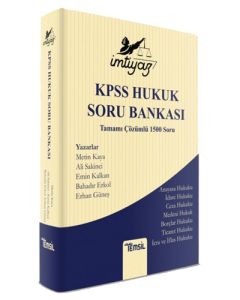 İmtiyaz KPSS Hukuk Soru Bankası
