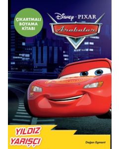 Disney Pixar Arabalar - Yıldız Yarışçı Çıkartmalı Boyama Kitabı