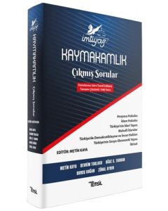 İmtiyaz Kaymakamlık Çıkmış Sorular