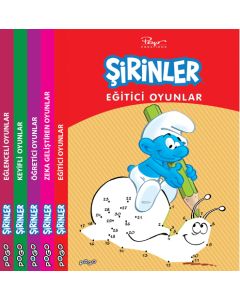 Şirinler Oyun Kitapları Seti - 5 Kitap Takım