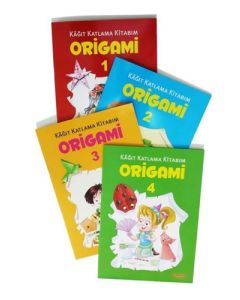 Kağıt Katlama Kitabım Origami 1 - 4 Kitap Takım