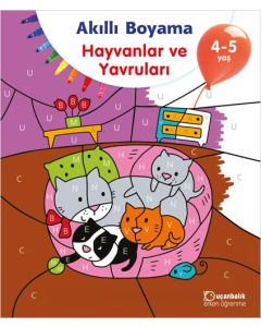 Akıllı Boyama - Hayvanlar ve Yavruları 4-5 Yaş