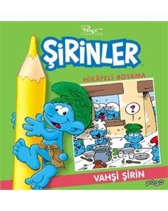 Şirinler - Vahşi Şirin Hikayeli Boyama