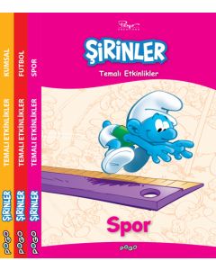Şirinler Temalı Aktiviteler Seti - 3 Kitap Takım