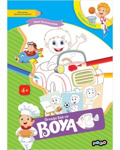 Örneğe Bak ve Boya - Mavi