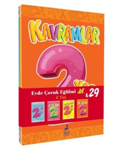 Evde Çocuk Eğitimi Seti 2 Yaş - 4 Kitap Takım