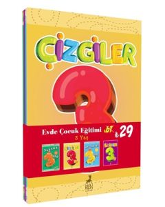 Evde Çocuk Eğitimi Seti 3 Yaş - 4 Kitap Takım
