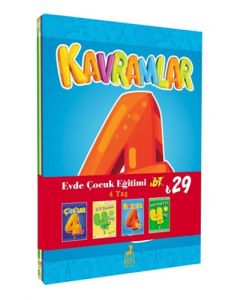 Evde Çocuk Eğitimi Seti 4 Yaş - 4 Kitap Takım