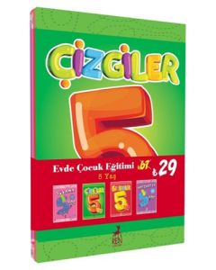 Evde Çocuk Eğitimi Seti 5 Yaş - 4 Kitap Takım