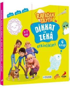 Rafadan Tayfa ile Dikkat ve Zeka Etkinlikleri Seti - 4 Kitap Takım