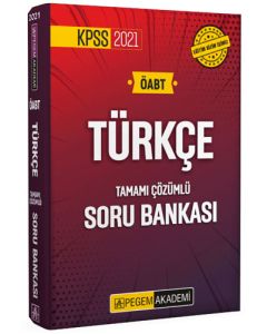 2021 KPSS - ÖABT Türkçe Tamamı Çözümlü Soru Bankası