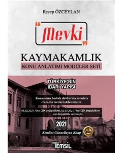 2021 Mevki - Kaymakamlık Konu Anlatımı Modüler Seti 