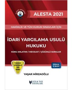 2021 Alesta - Hakimlik ve Tüm Kurum Sınavları İçin İdari Yargılama Usulü Hukuku