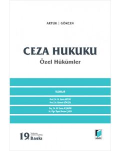 Ceza Hukuku Özel Hükümler (Ciltli)