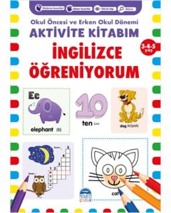 Aktivite Kitabım - İngilizce Öğreniyorum 3-4-5 Yaş