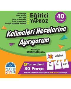 Eğitici Yapboz - Kelimeleri Hecelerine Ayırıyorum