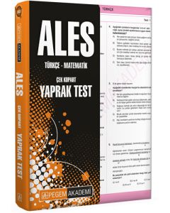 2021 ALES - Türkçe-Matematik Çek Kopart Yaprak Test