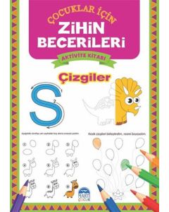 Çizgiler - Çocuklar İçin Zihin Becerileri Aktivite Kitabı