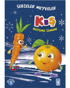 Sebzeler Meyveler - Kış Boyama Zamanı 
