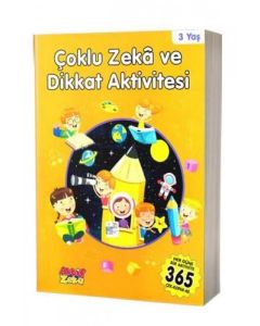 Çoklu Zeka ve Dikkat Aktivitesi 3 Yaş - Turuncu Kitap
