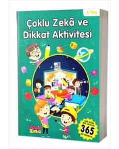 5 Yaş Çoklu Zeka ve Dikkat Aktivitesi - Yeşil Kitap