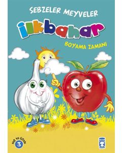 İlkbahar Boyama Zamanı - Sebzeler Meyveler