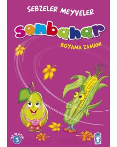 Sebzeler Meyveler - Sonbahar Boyama Zamanı