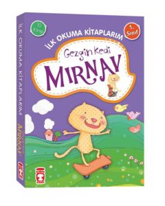 Gezgin Kedi Mırnav İlk Okuma Kitaplarım Set - 10 Kitap Takım