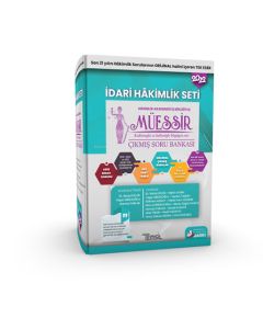 2022 Müessir Çıkmış Soru Bankası İdari Hakimlik Seti