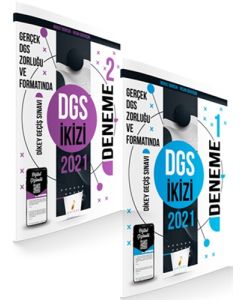 2021 DGS İkizi 2 Özgün Deneme Sınavı Dijital Çözümlü