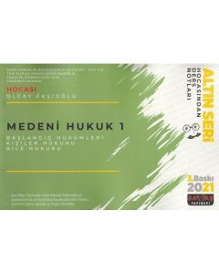 Medeni Hukuk 1