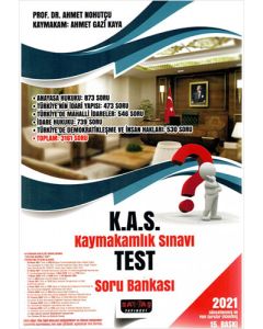 K.A.S. Kaymakamlık Sınavı Test Soru Bankası