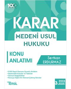 Karar Medeni Usûl Hukuku Konu Anlatımı
