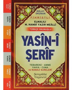 Türkçe Okunuşlu Yasin-i Şerif (Çanta Boy)