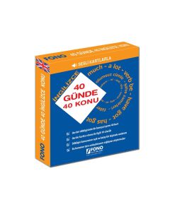 40 Günde 40 İngilizce Konu - Sesli Kartlarla