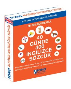 40 Günde 400 İngilizce Sözcük - Sesli Kartlarla